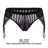 CandyMan String Porte-Jarretelles Turan Noir